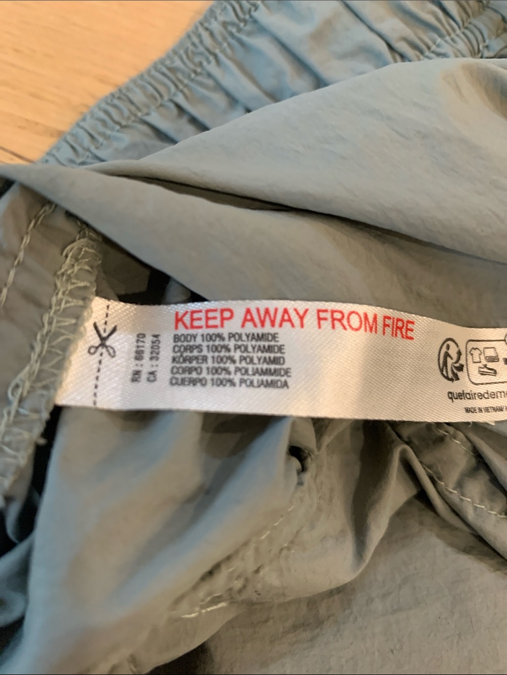 Daily Practice Anthropologie Parachute Baggy Cargo Pants Light Green Small - Picture 6 of 8